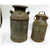 Image 1 : Two Vintage Milk Cans