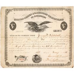 1862 Certificate for Steamboat Engineer
