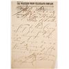 Image 1 : Territorial Montana Telegram Signed by Senator/ Post Trader TC Power