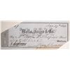 Image 1 : 1861 Nevada Territory Check Signed by Orion Clemens (Brother to Mark Twain)
