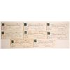 Image 1 : 8 Territorial Checks issued to Virginia City Miners