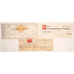 Three Comstock Checks: Requa Signature on One