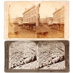 Two Stereoviews Mislabeled as Nevada
