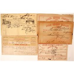 George Wilson Billheads and Receipts (5)