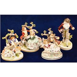 Sitzendorf Porcelain Figurines