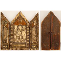 Antique "Viva Mariae" Icon