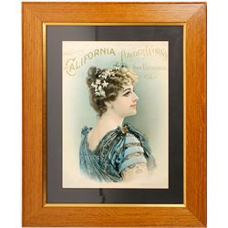 California Powder Works Poster