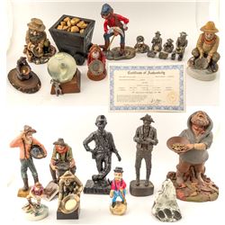 Group of Mining Related Sculptures