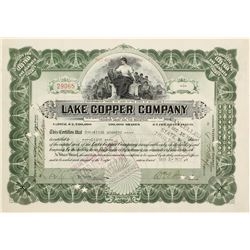 Lake Copper Co. Stock Cert.