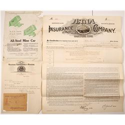 Montana Mining & Insurance Ephemera