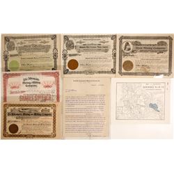 Stocks & Ephemera from Three Goldfield Mines: Albemarle, Dixie, and Goldfield Amalgamated