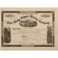 Blue Ridge Copper Mining Stock