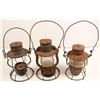 Image 1 : Three Unmarked Railroad Lamps