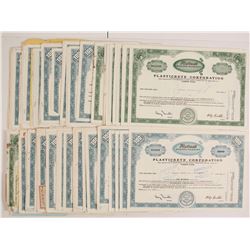 Plasticrete Corporation Stock Certificates