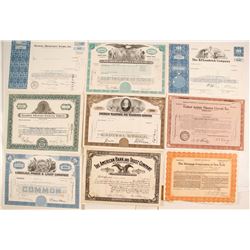 Assorted Stock Certs (Approx 75)