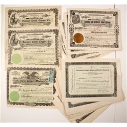 Death Valley Copper Mining Stock Certificates