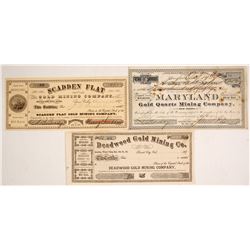 Mining Stock Certificates