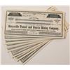 Image 1 : Group of Marysville Tunnel & Quartz Mining Co. Stock Certificates