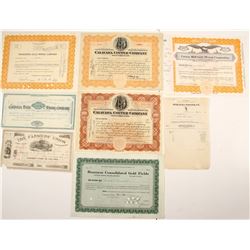 California Mining Stock Certificates & More