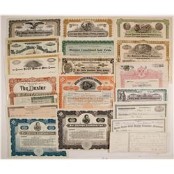 Group of Mining Stock Certificates & Bonds