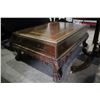 Image 2 : ORNATE CLAW FOOT DOUBLE DRAWER COFFEE TABLE