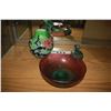 Image 1 : ART GLASS BOWL AND TWO VASES (ONE ROBERT HELD ART GLASS)