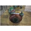 Image 2 : ART GLASS BOWL AND TWO VASES (ONE ROBERT HELD ART GLASS)