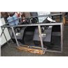 Image 1 : NEW HEAVY DUTY SKID STEER ATTACHMENT GRAPPLE BUCKET