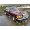 Image 2 : 1985 MERCEDES 500 SEL, RED, 4DRSD, GAS, AUTOMATIC, VIN#WDBCA37D5FA135920, 165,609KMS,