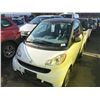 Image 1 : 2009 SMART CAR FOR TWO, 2DR HATCH, WHITE, VIN # WMEEJ31X49K271758