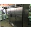 Image 2 : TRUE T-72-HC 3 DOOR STAINLESS STEEL MOBILE COMMERCIAL REFRIGERATOR