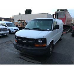 2004 CHEVROLET EXPRESS VAN, WHITE, GAS, AUTOMATIC, VIN#1GCFG25X841129899, TMU, DEAD BATTERY WON'T