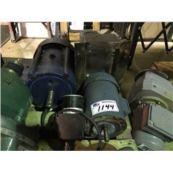 4 ASSORTED INDUSTRIAL MOTORS