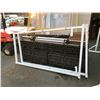 Image 2 : COMPLETE SET OF BARBELLS, RACK AND PALLET OF DUMBELLS