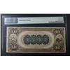 Image 2 : 1882 BROWN BACK $10 NATIONAL CURRENCY  PMG 25