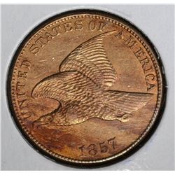 1857 FLYING EAGLE CENT CH.BU