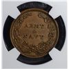 Image 3 : 1863 CIVIL WAR TOKEN F-13/297a ARMY & NAVY