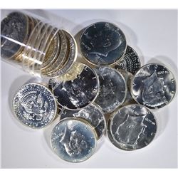 BU ROLL OF 1966 SMS KENNEDY HALF DOLLARS
