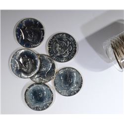 BU ROLL OF 1967 SMS KENNEDY HALF DOLLARS