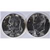 Image 2 : BU SILVER EISENHOWER DOLLARS: SEE DESCRIPTION