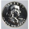 Image 2 : 1955 FRANKLIN HALF DOLLAR WHSG SUPERB GEM PROOF