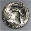 Image 3 : 1960-D FRANKLIN HALF DOLLAR WHSG SUPERB GEM BU FBL