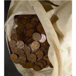 2500 MIXED DATE CIRC LINCOLN WHEAT CENTS