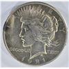 Image 1 : 1921 PEACE DOLLAR  AU/UNC