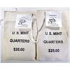 Image 1 : 2 - MINT SEALED STATE QTR BAGS: