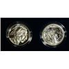Image 1 : 2001 Two Piece Buffalo Silver Set