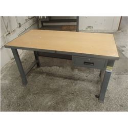 60" x 30" x 34" Steel Frame Work Desk