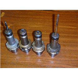 HSK63A Misc ER20 Collet Chucks, 4 Total