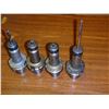 Image 1 : HSK63A Misc ER20 Collet Chucks, 4 Total
