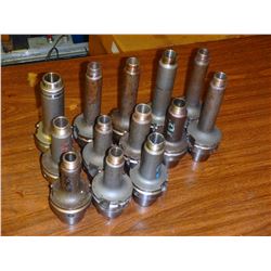 HSK63A Misc Collet Chucks, Missing Nuts